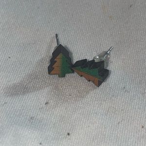 Hypoallergenic Woden earrings